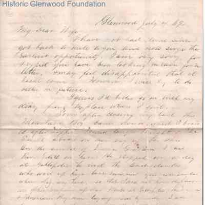 Lucy W. Summers from Lewis Summers, Jul 4, 1869