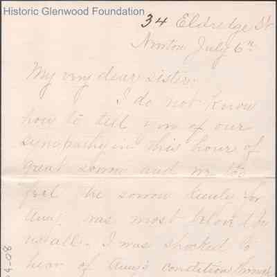Lucy W. Summers from Ellen W. Follett, no date