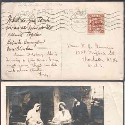 Postcard to Elizabeth S. Quarrier from Lucy S. Quarrier, Mar 4, 1926