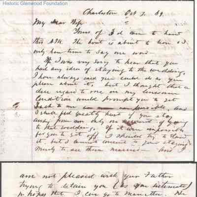 Lucy W. Summers from Lewis Summers, Oct 7, 1869