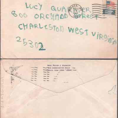 envelope front, rear
