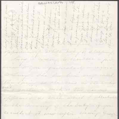 Lewis Summers from Abigail E. Woodbridge, Apr 15, 1871