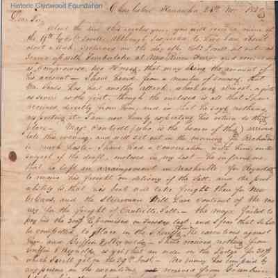 Judge Lewis Summers from William S. Summers, Nov 24, 1820