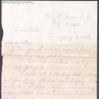 Elizabeth S. Quarrier from George W. Summers, Feb 10, 1879