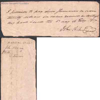 Judge Lewis Summers, misc. receipts