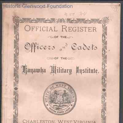 Kanawha Military Institute Official Register of Officers and Cadets, 1880-81
