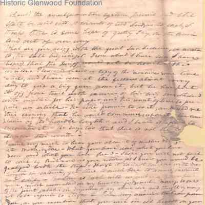 p. 3 and address page with postmark