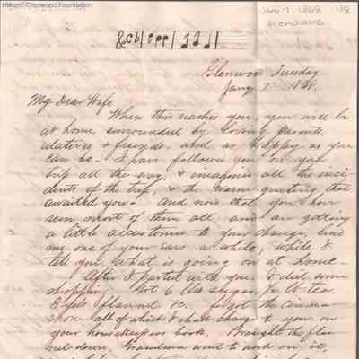 Lucy W. Summers from Lewis Summers, Jan 7, 1868