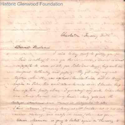 Judge George Summers from Amacetta Laidley Summers, Dec 6, 1842