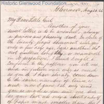 Lucy W. Summers from Lewis Summers, Aug 20, 1866