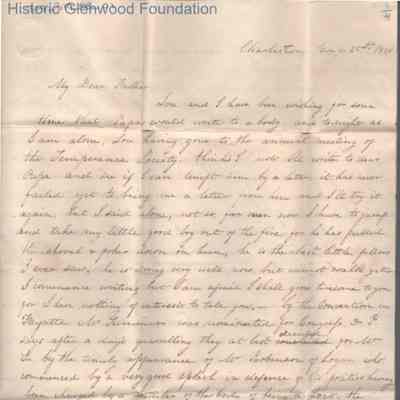 Amacetta Laidley Summers to John O. Laidley, Jan 25, 1841