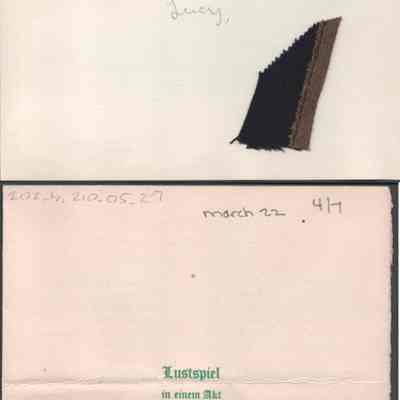 p. 3-4, with enclosed fabric sample