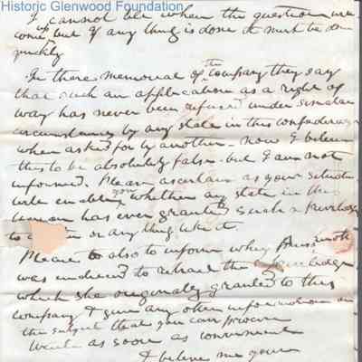 p. 3 and address page with postmark