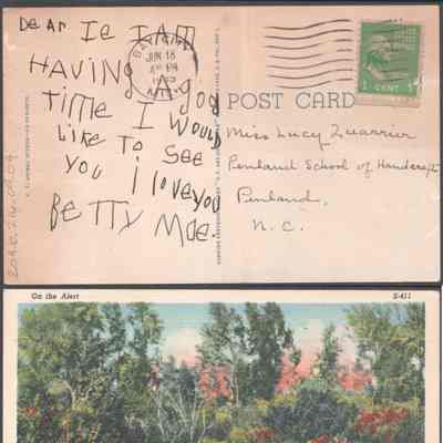 Lucy S. Quarrier from Elizabeth Q. Hedrick, Jun 18, 1945