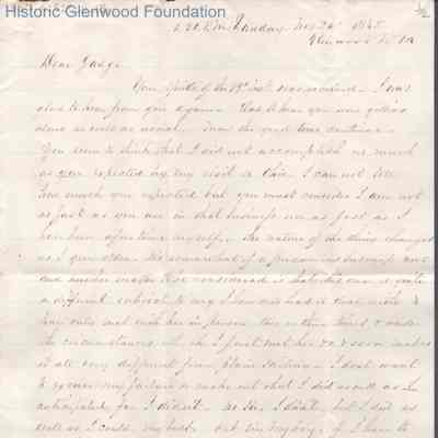 Lewis Summers from William S. Laidley, Nov 26, 1865
