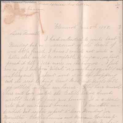 Russell G. Quarrier from Elizabeth S. Quarrier, Jun 5, 1888