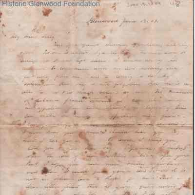 Lucy W. Summers from Lewis Summers, Jun 13, 1869