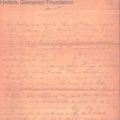 Judge George Summers Slave Sale with Lyle and Ann Millan, Aug 27, 1836