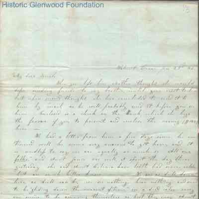 Judge George Summers from Anna I. Summers, Jan 23, 1846