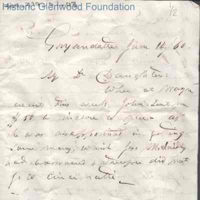 Amacetta Laidley Summers from John O. Laidley, Jun 14, 1866
