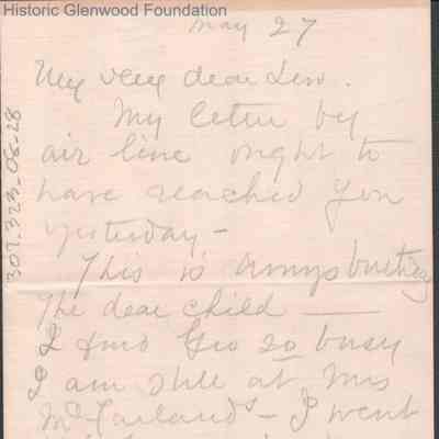 Lewis Summers from Lucy W. Summers, no date