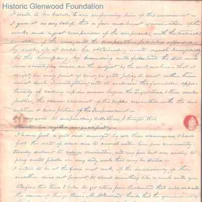 p. 3 and address page with postmark