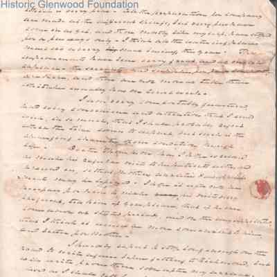 p. 3 and address page with postmark