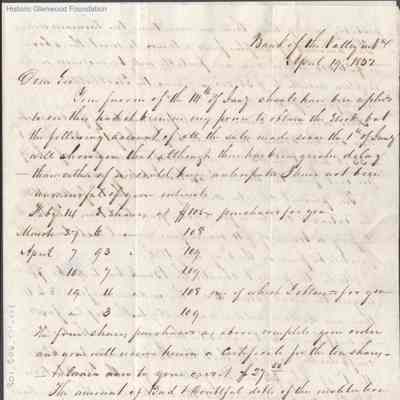 Judge Lewis Summers, 1807 letter from illegible author