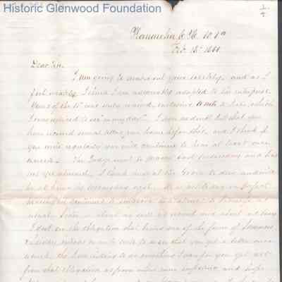 Lewis Summers from William S. Laidley, Feb 18, 1866