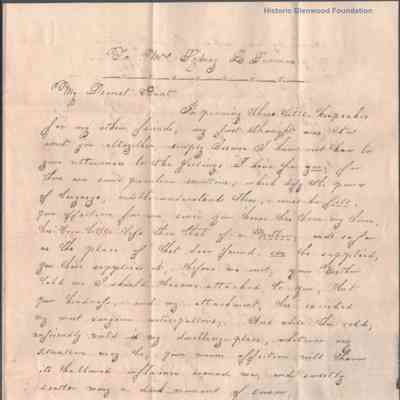 Sydney Lucy Summers Summers from Almeria Fox, Sept. 4, 1843