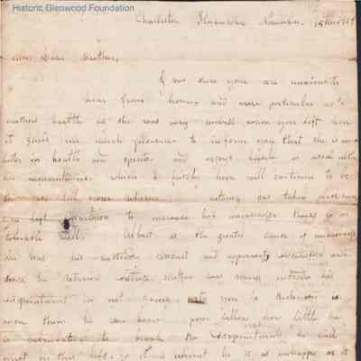 Judge Lewis Summers from Jane Summers, Jan 15, 1819