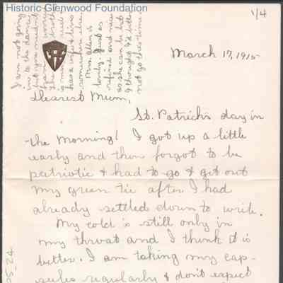 Elizabeth S. Quarrier from Lucy S. Quarrier, Mar 17, 1915