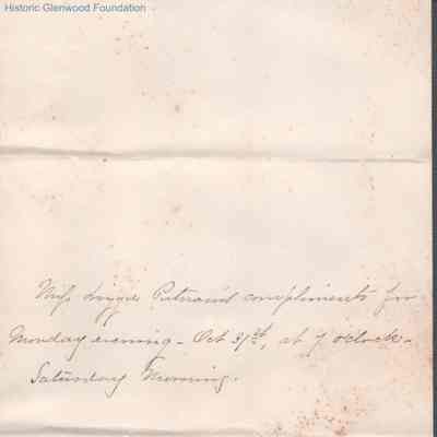 Lewis Summers from Lizzie Putnam, no date