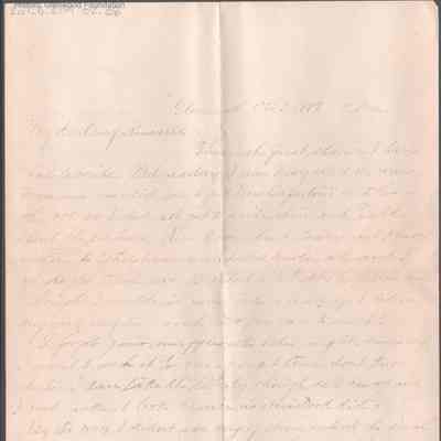 Russell G. Quarrier from Elizabeth S. Quarrier, Oct 3, 1889