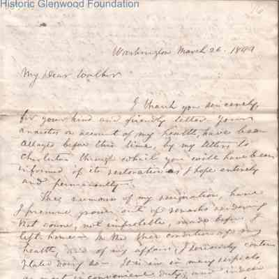 Judge George Summers to Ezra Walker, Mar 26, 1844