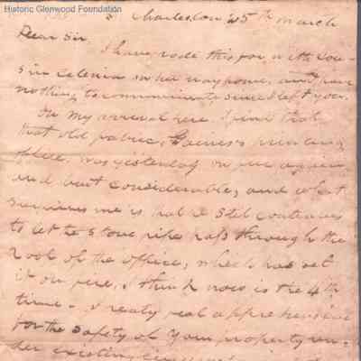 Judge Lewis Summers from William S. Summers, Mar 25, 1822