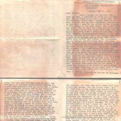 Lucy W. Summers from George W. Summers, May 17, 1926