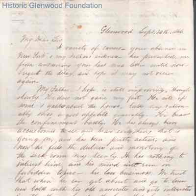 Lewis Summers to John M. Woodbridge, Sep 20, 1866