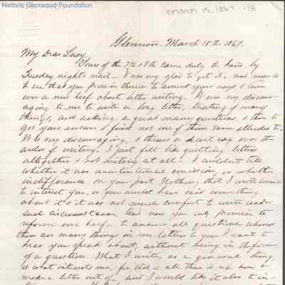 Lucy W. Summers from Lewis Summers, Mar 15, 1867