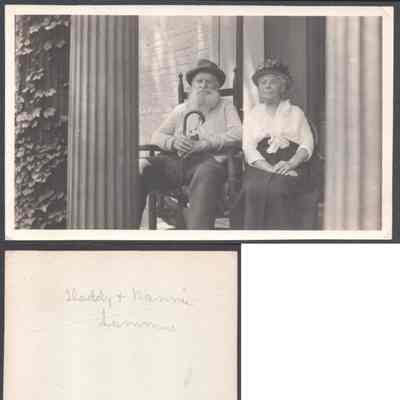 Lewis Summers and Lucy W. Summers at Glenwood, Jun 13, 1921