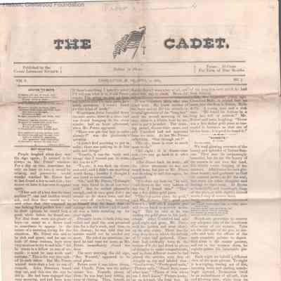 Kanawha Military Institute Cadet, Apr 12, 1883