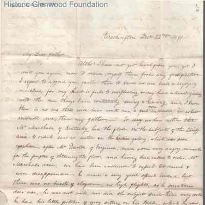 Amacetta Laidley Summers to John O. Laidley, Dec 22, 1841