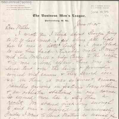 Lucy W. Summers from Amacetta Summers, Jun 19, 1905