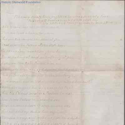 Lewis Summers to George W. Summers on his 6th Birthday, Feb 21, 1874