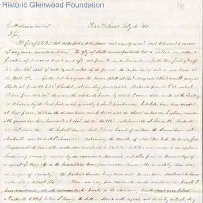 Judge George Summers from L. Welch, Feb 4, 1844