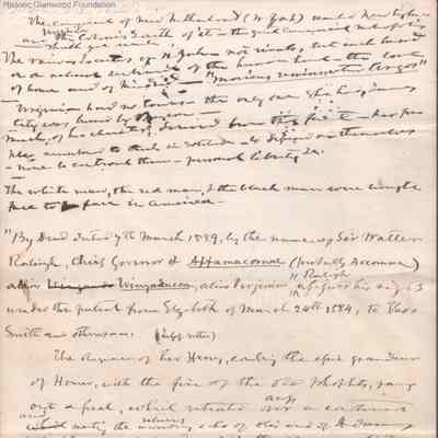 Judge George Summers Speech, no date