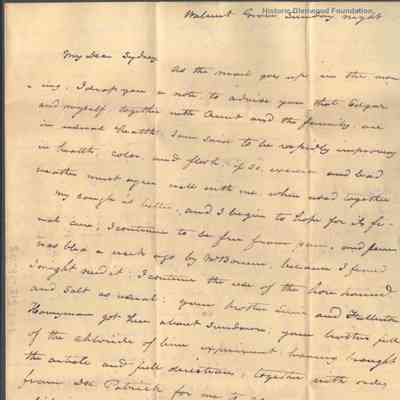 Sydney Lucy Summers Summers from William Shaw Summers, n. d.