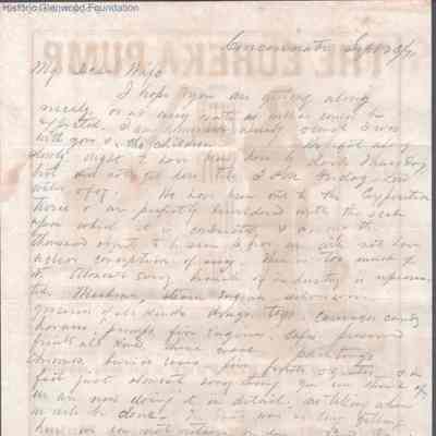 Lucy W. Summers from Lewis Summers, Sep 23, 1871