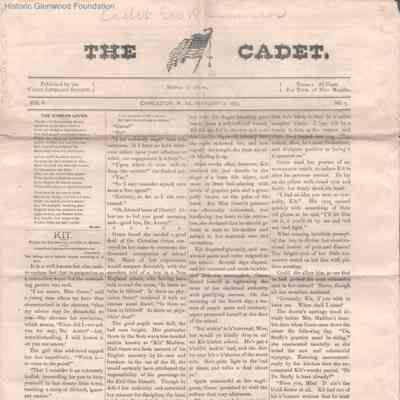 Kanawha Military Institute Cadet, Feb 12, 1883