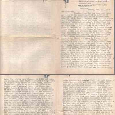 Lucy W. Summers from George W. Summers, November 28, 1926